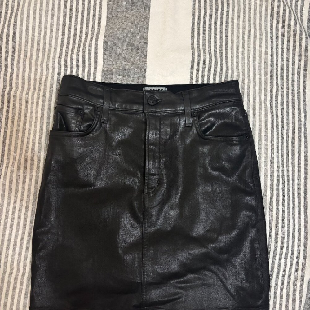 Agolde Leather Skirt, Size 27